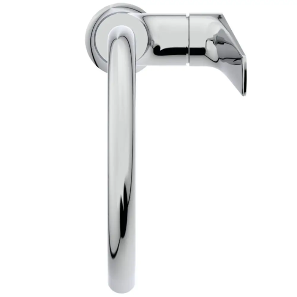 Waschtischarmatur von Ideal Standard mit hochgezogenen Auslauf im modernen Design und verchromter Oberfläche, geeignet für Badezimmeranwendungen.